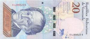 20 Bolivares 2018